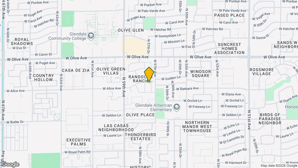 8724 N 57th Dr Map and Location Details