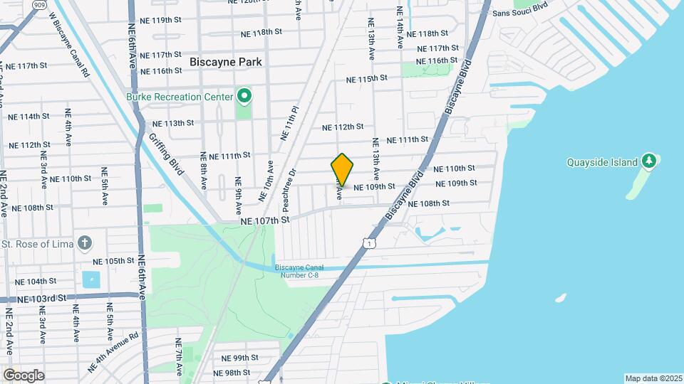1200 NE 109th St Map and Location Details