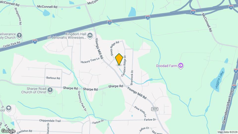 1347 Sharp Ridge Rd Map and Location Details