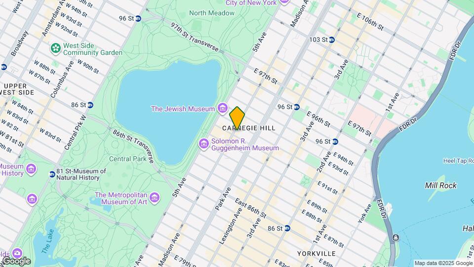 47 E 91st St Map and Location Details