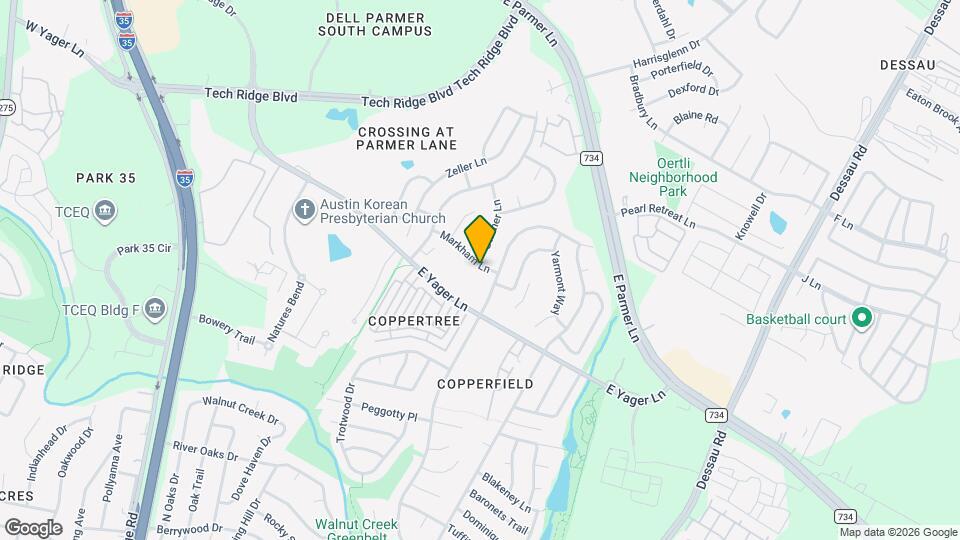 1011 Markham Ln Map and Location Details