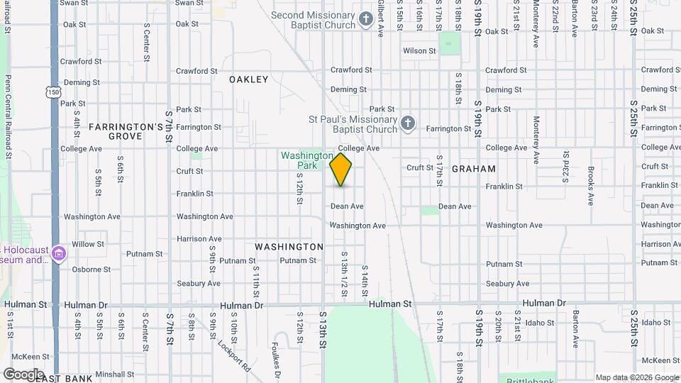 1307 S 13th 1/2 St Map and Location Details