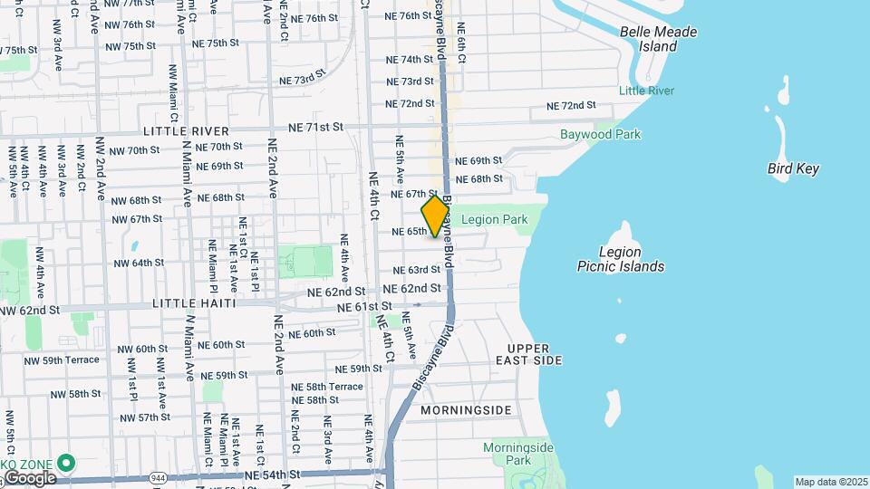 571 NE 64th St Map and Location Details