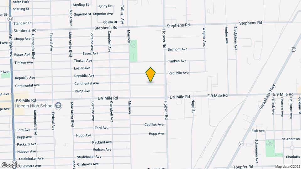 11459 Continental Ave Map and Location Details