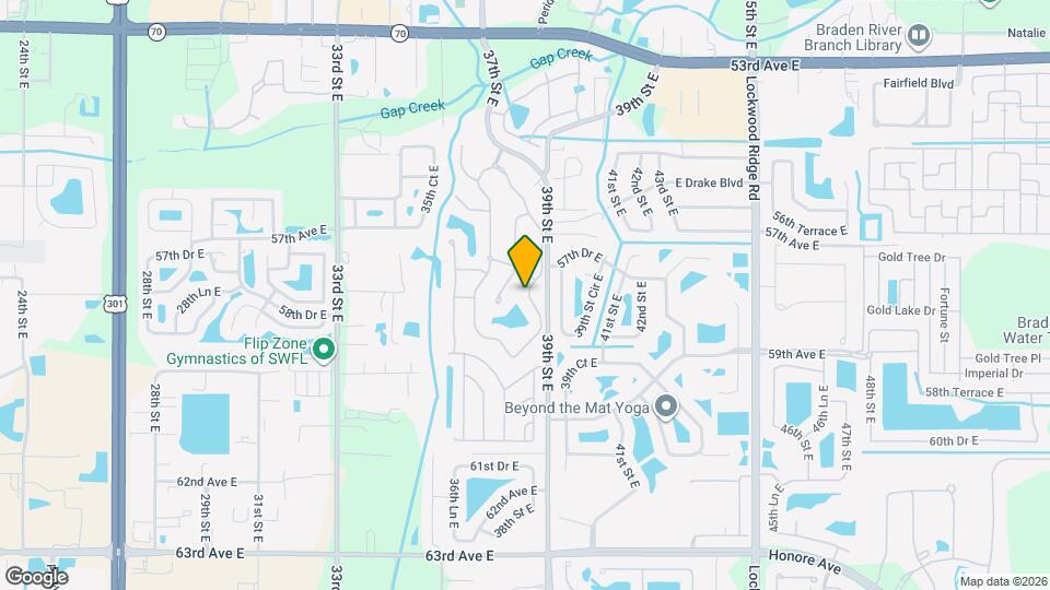 5808 Garden Lakes Dr Map and Location Details