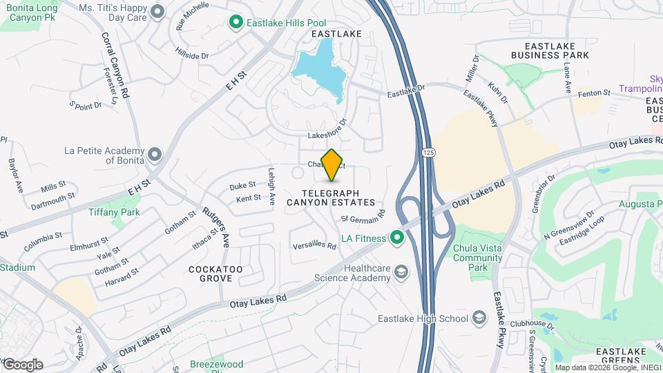 934 Lafayette Pl Map and Location Details