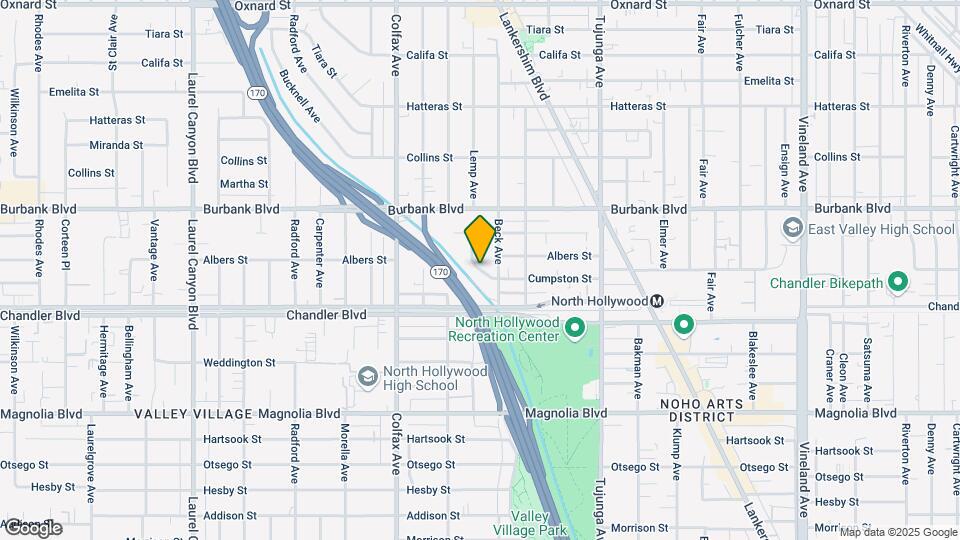 11557 Cumpston St Map and Location Details