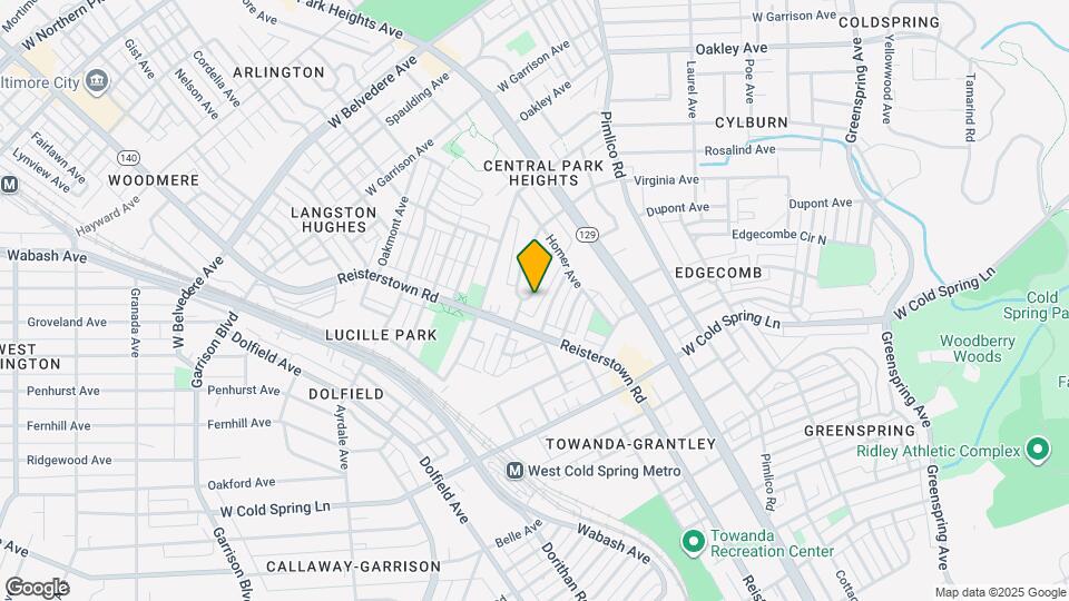 3427 Dupont Ave Map and Location Details