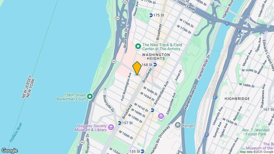 616 W 165th St Map and Location Details