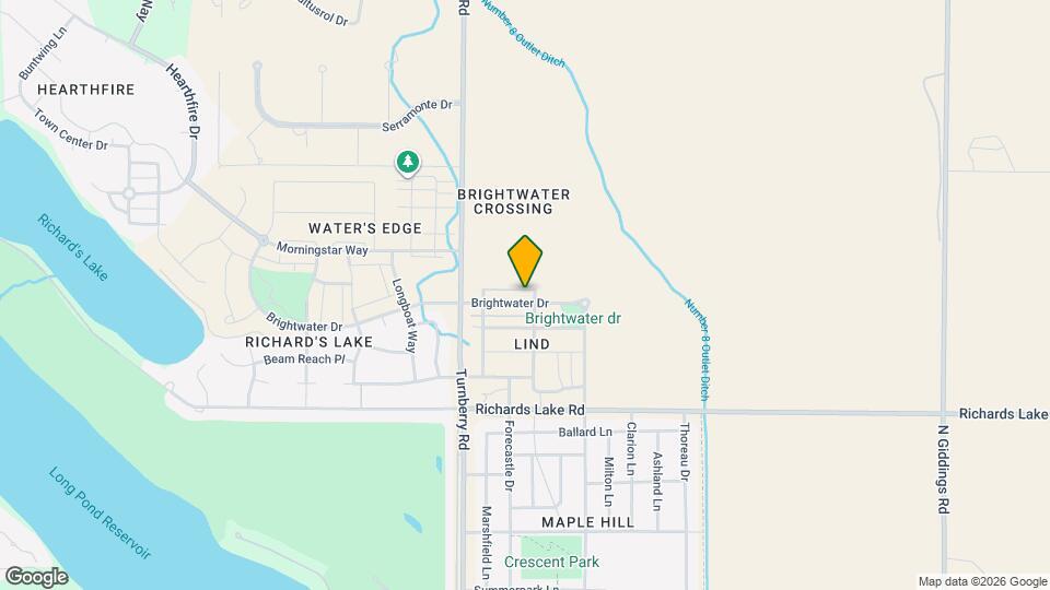 2232 Brightwater Dr Map and Location Details