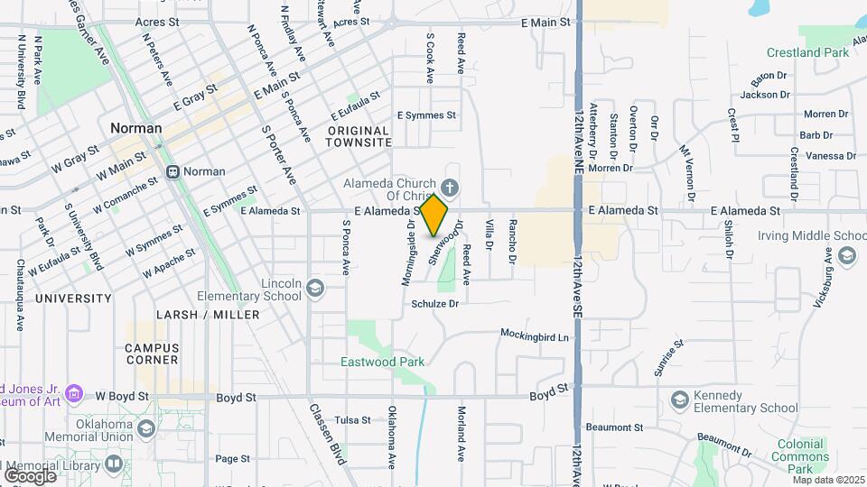 616 Sherwood Dr Map and Location Details