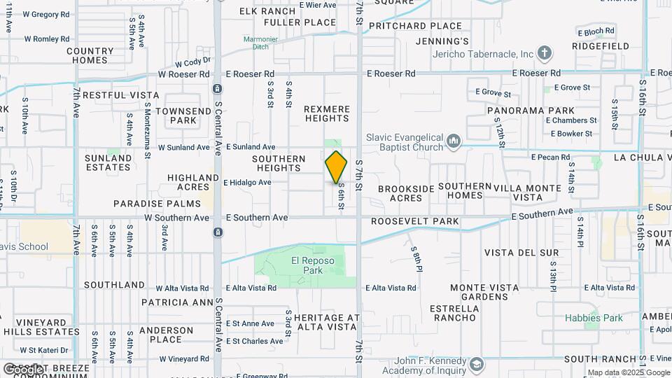 5810 S 6th St Map and Location Details