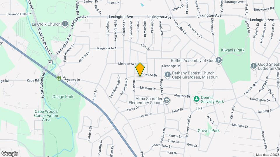 2544 Albert Rasche Dr Map and Location Details