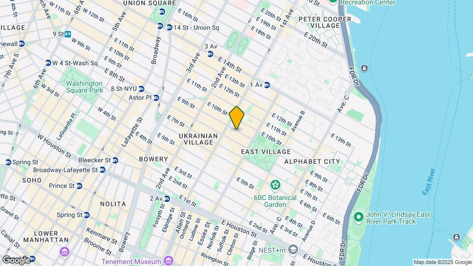 416 E 9th St Mapa y Detalles de la Ubicación