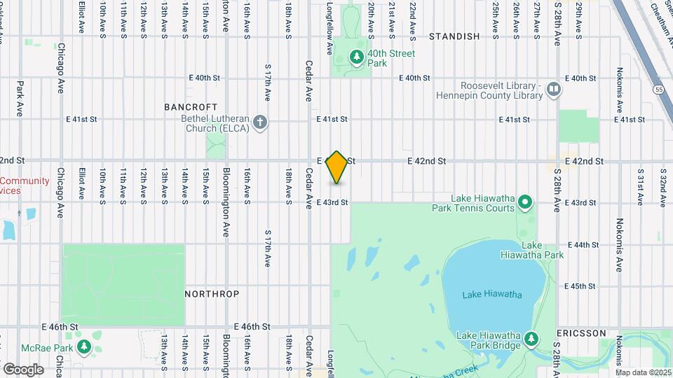 4239 Longfellow Ave Map and Location Details