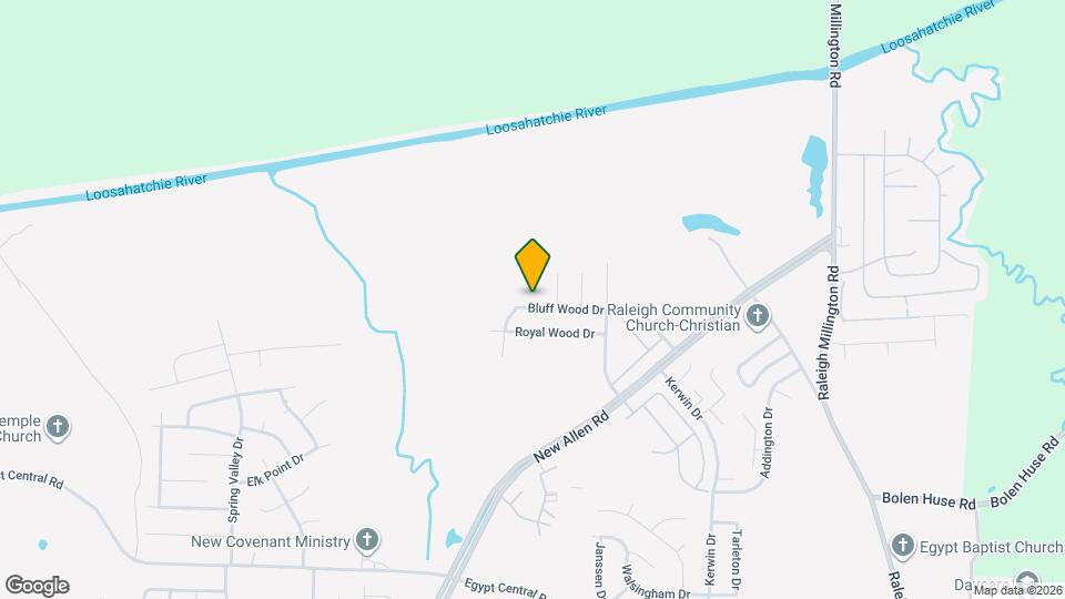 3666 Bluff Wood Dr Map and Location Details