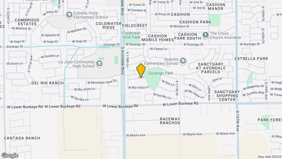 11383 W Mountain View Dr Map and Location Details