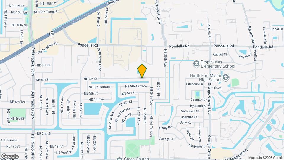 2308 NE 6th St Map and Location Details