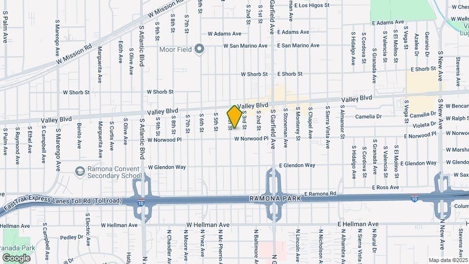 1514 S 4th St Map and Location Details