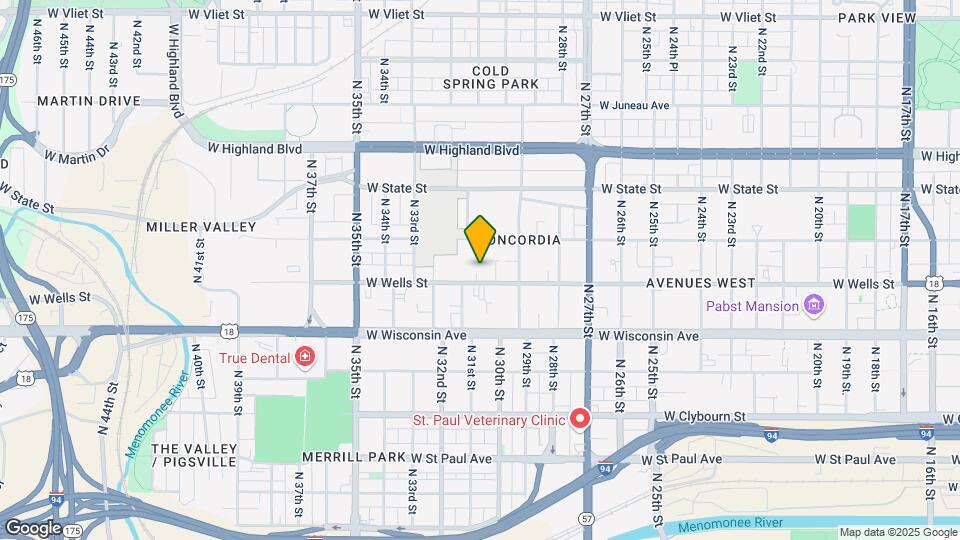 3010 W Wells St Map and Location Details
