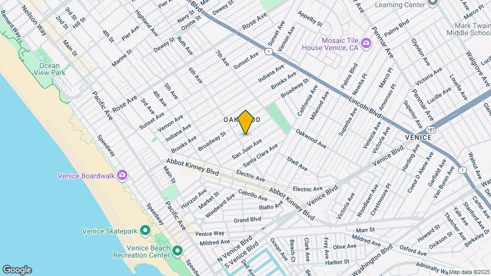 610 Westminster Ave Map and Location Details