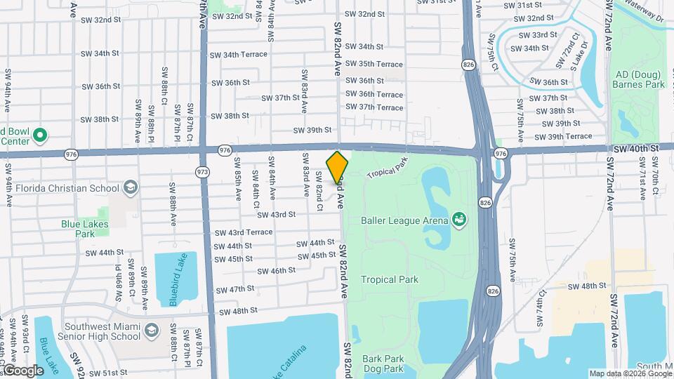 8201 SW 42nd St Map and Location Details