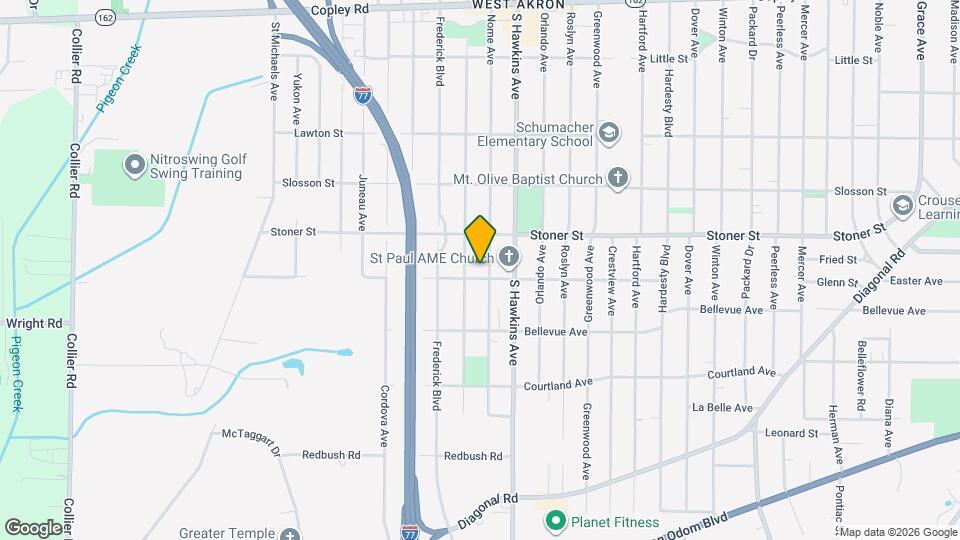 1331 Thurston St Map and Location Details