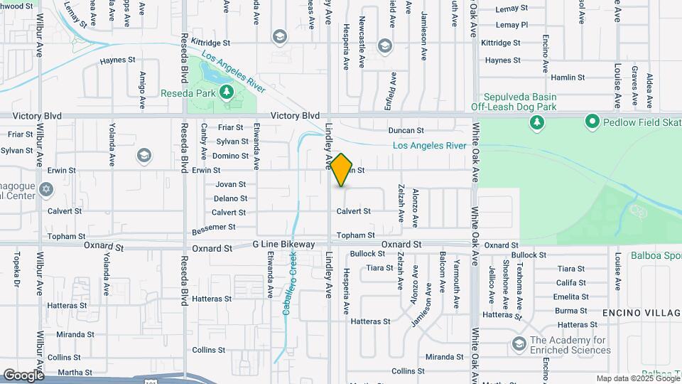 6231 Hesperia Ave Mapa y Detalles de la Ubicación