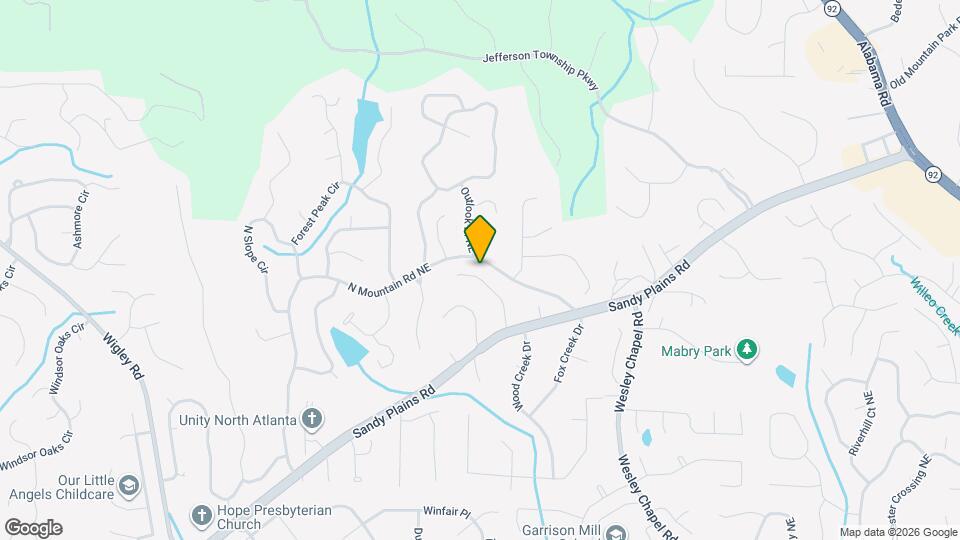 4508 Pine Hill Terrace NE Map and Location Details