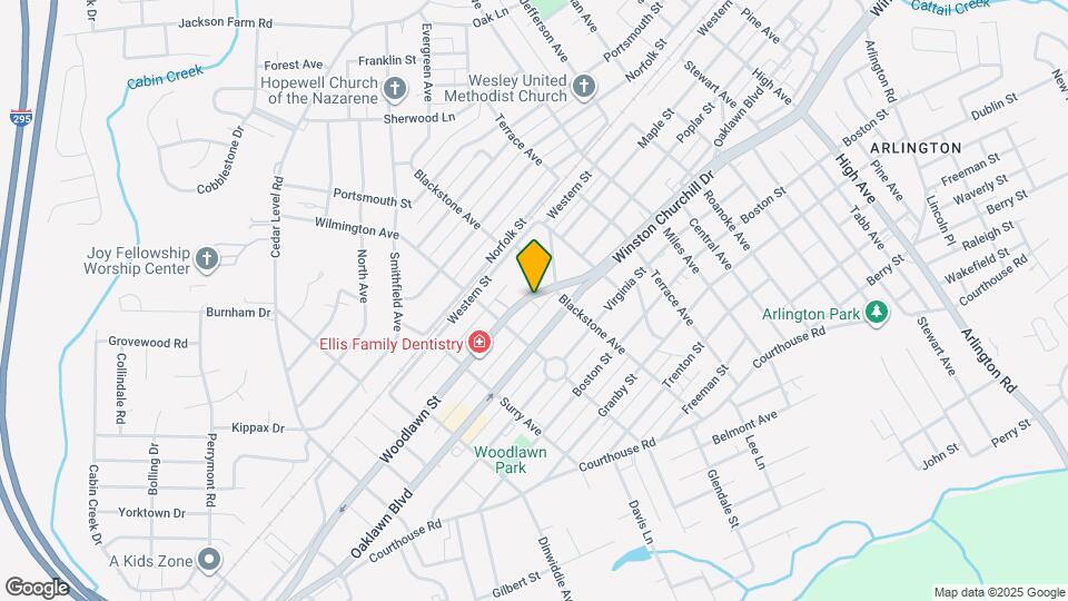 3308 Woodlawn St Map and Location Details