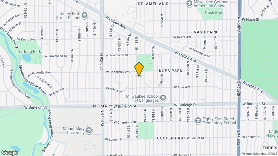3250 N 88th St Map and Location Details