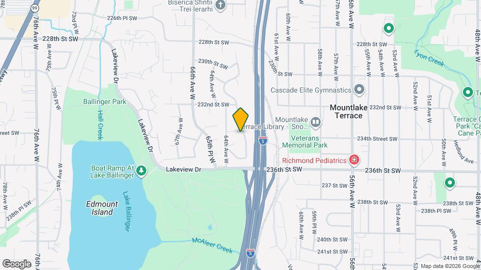 23300 63rd Ave W Map and Location Details