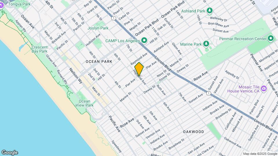 610 Pier Ave, Unit B Mapa y Detalles de la Ubicación