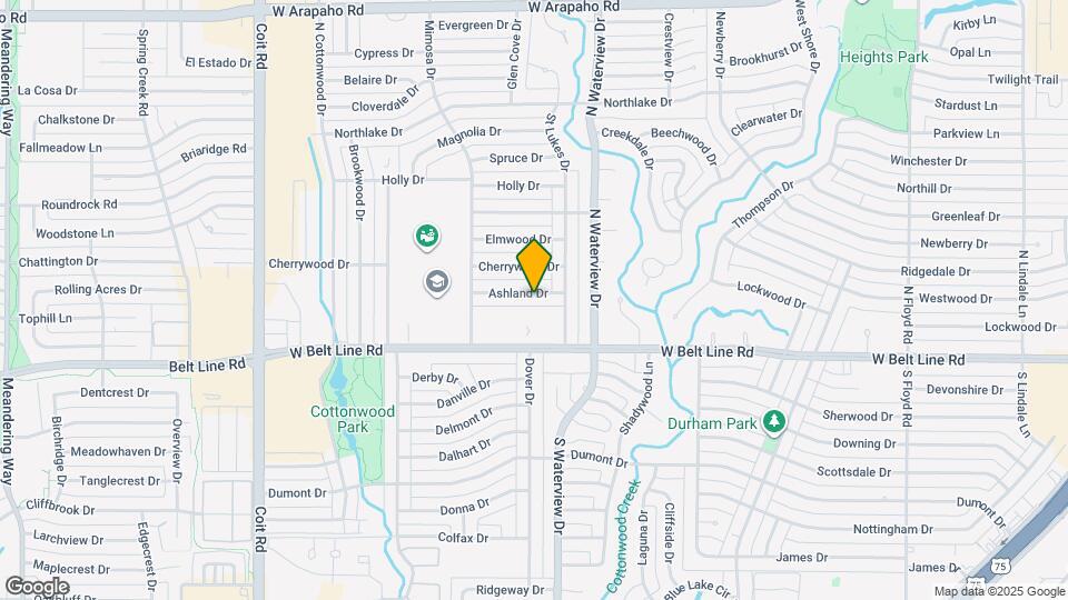 1209 Ashland Dr Map and Location Details