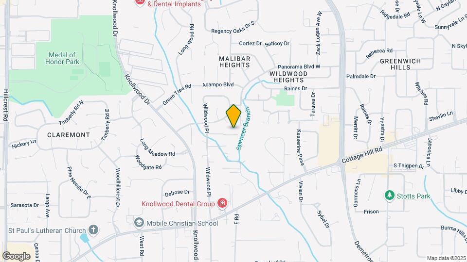5544 Fairfield Pl Map and Location Details