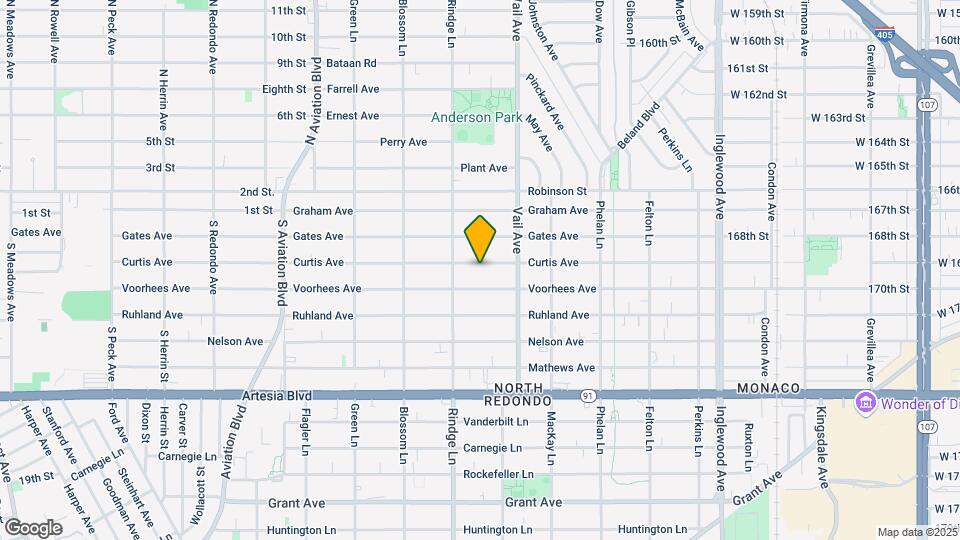 2212 Curtis Ave Mapa y Detalles de la Ubicación
