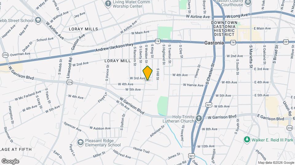 408 S Weldon St Map and Location Details