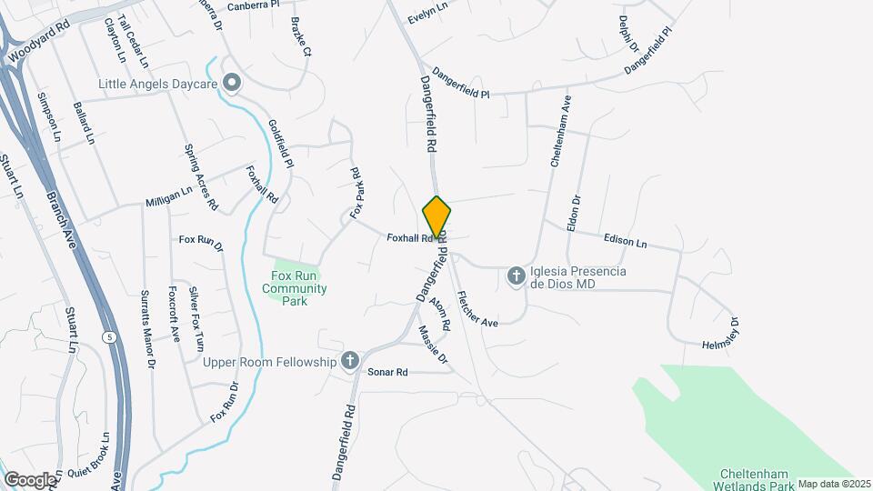 8205 Foxhall Rd Map and Location Details