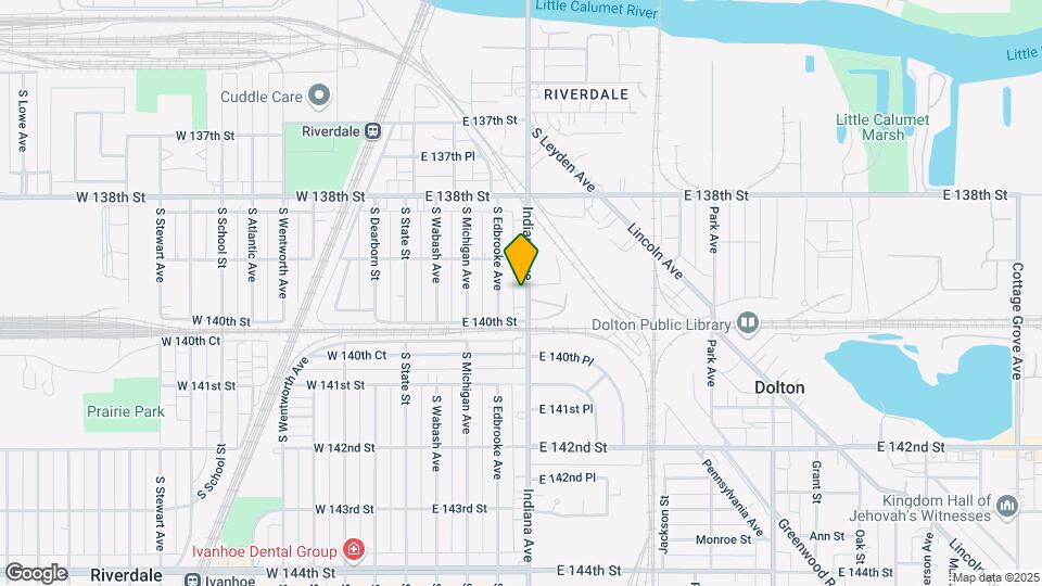 13926-13930 S Indiana Ave Mapa y Detalles de la Ubicación