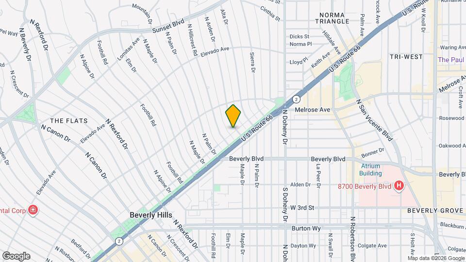 507 N Arden Dr Map and Location Details