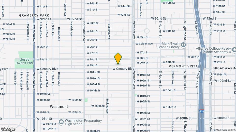1114 W 99th St Map and Location Details