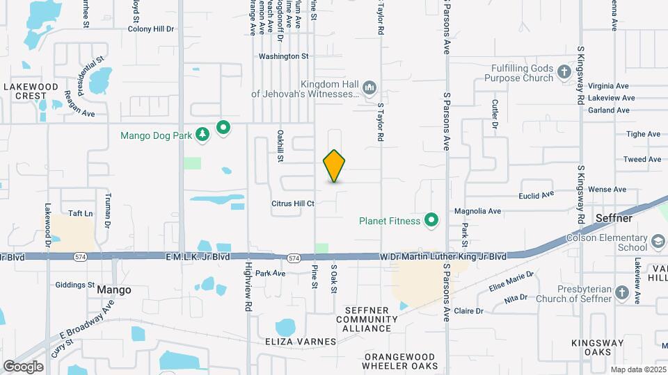 1107 Melrose St Map and Location Details