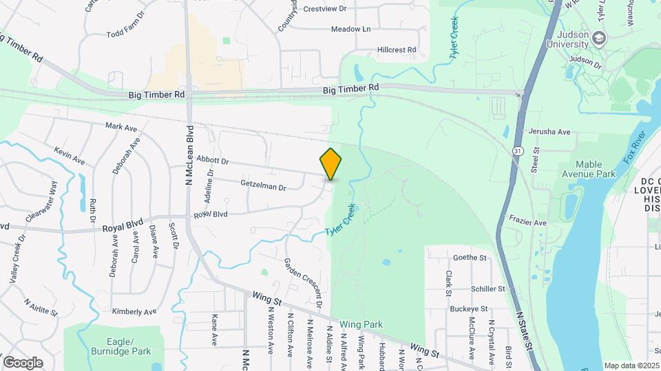 1135 Royal Blvd Map and Location Details