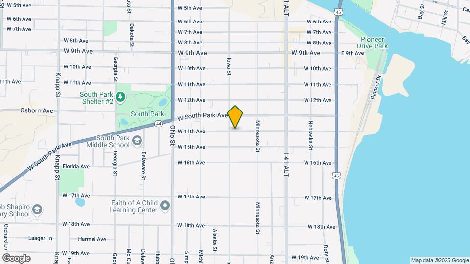 347 W 14th Ave Mapa y Detalles de la Ubicación