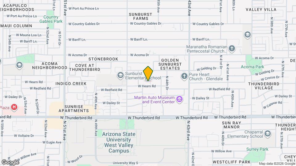 14210 N 45th Dr Map and Location Details