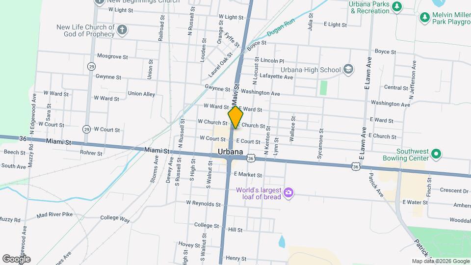 219 N Main St Mapa y Detalles de la Ubicación