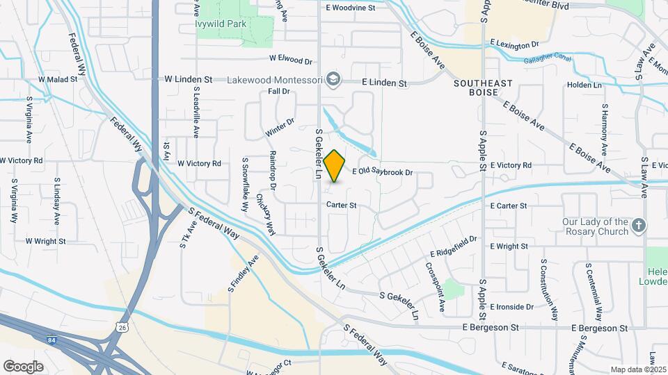 3134 S Gekeler Ln Map and Location Details