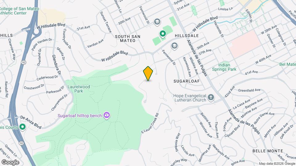 845 Viewridge Dr Map and Location Details