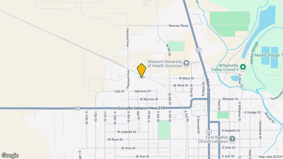 100 N 5th St Map and Location Details