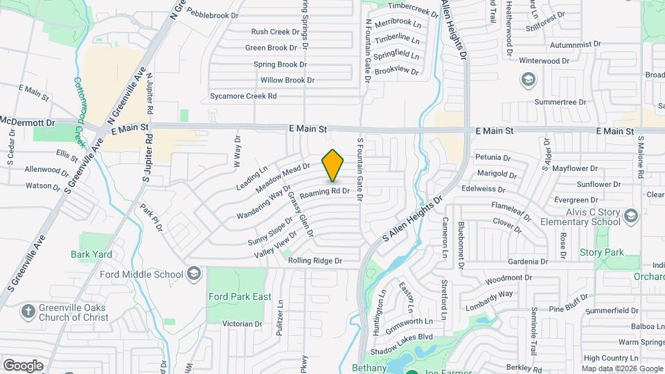 913 Roaming Rd Dr Map and Location Details